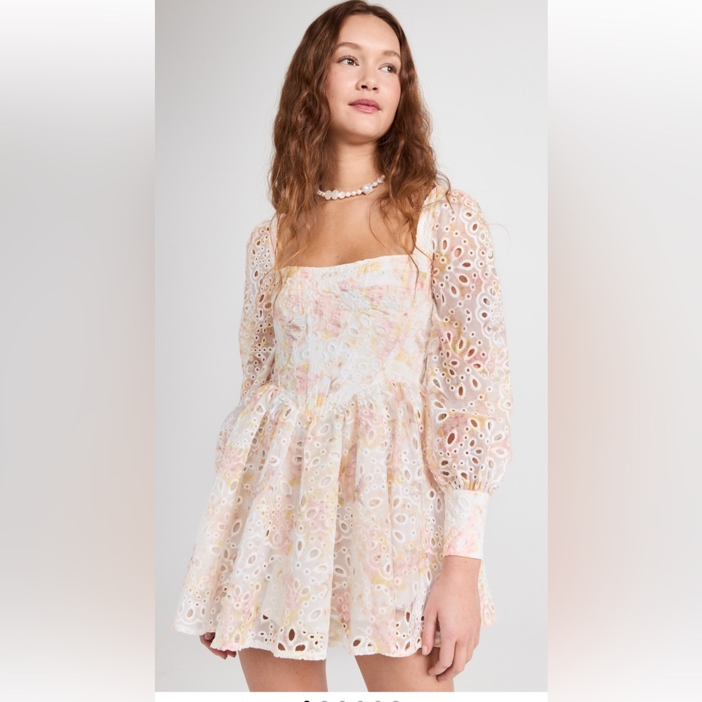 Bardot Lila Flounce Dress